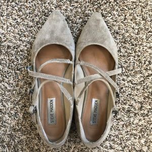 Steve Madden Tan Flats